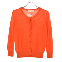 【M-PREMIER】A720-023 コットンレーヨン七分袖カーディガン