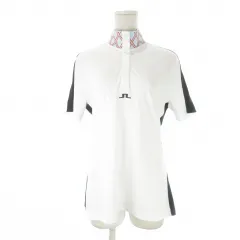 ジェイリンドバーグ J.LINDEBERG ポロシャツ ゴルフ 半袖 ストレッチ L 白 ホワイト /CK39 ■ECD001