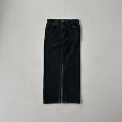 【極美品】00s リーバイス 505 ブラックデニム W32 L32 濃黒　P2605