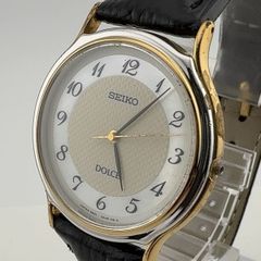 新品電池】SEIKO DOLCE ゴールド文字盤 5E31-7A40 S415 - メルカリ