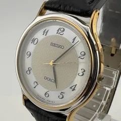 【ジャンク】SEIKO 5E61-0A20 セイコー DOLCE ドルチェ クォーツ　メンズ　ボーイズ　腕時計 【Y318】