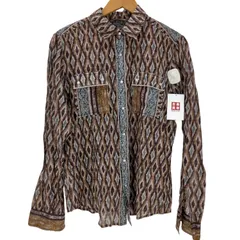 バリー BALLY イタリア製 総柄 スナップボタン コットン シアー L/S シャツ メンズ US：38 のサムネイル