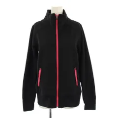 アンダーアーマー UNDER ARMOUR スタンドカラージャケット M 黒 ブラック ピンク ジップアップ バイカラー /BB ■ECC001のサムネイル