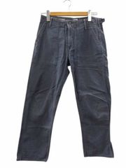 フェローズ PHERROWS PHERROW'S ベイカーパンツ ファティーグパンツ ネイビー 紺 32 綿 コットン ボトムス