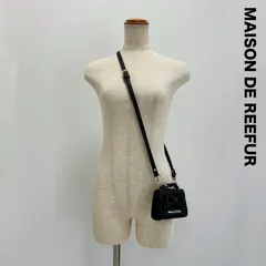 MAISON DE REEFUR メゾンドリーファー☆マイクロリボンかぶせバッグ 黒 ブラック リボン ショルダーバッグ