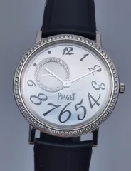 ピアジェ PIAGET アルティプラノ P10346 G0A31105 ホワイトシェル文字盤 WG 750 純正ダイヤモンド スモールセコンド レディース 手巻きのサムネイル