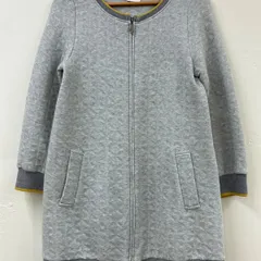 ホコモモラ　スウェット　フルジップ　ロングワンピース　グレー　40