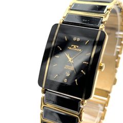 稼動品』テクノス☆セラミックサファイア☆腕時計☆メンズ☆デイト 