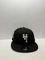 Newera ロサンゼルスドジャース 60thアニバーサリー リバースロゴ 9fifty スナップバックキャップ ブラックカラー