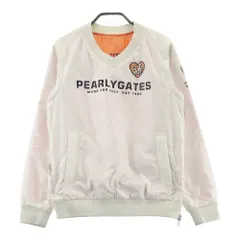 サイズ：0 PEARLY GATES パーリーゲイツ  2WAY リバーシブル 中綿ブルゾン ロゴプリ  ホワイト系 [240101394908] ゴルフウェア レディース ストスト