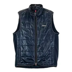 サイズ：L TITLEIST タイトリスト  中綿 ジップベスト  ブラック系 [240101632434] ゴルフウェア レディース ストスト