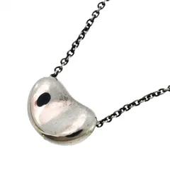 【6jbb0529-k】ティファニー ネックレス ビーン シルバー925【中古】レディース