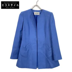 jun ashida ジュンアシダ SJ0105 ﾌﾞﾙｰ ｼﾙｸｳｰﾙ ﾉｰｶﾗｰ ｼﾞｬｹｯﾄ 7