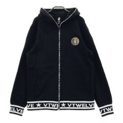 サイズ：M EFFLORESCENCE エフロレッセンス 長袖ニットセーター ロゴ柄