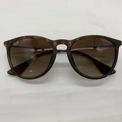 ♪3977 レイバン サングラス エリカ RB4171F54▢18 アジアンフィット ボストン型 べっ甲 メンズ レディース ドライブ 運転 アウトドア ブランドサングラス 紫外線 花粉対策 ERIKA Ray-Ban  中古美品