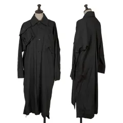 ヴィヴィアンウエストウッド アングロマニアVivienne Westwood ANGLOMANIA ポケットデザインオーブ刺繍シャツワンピース 黒38