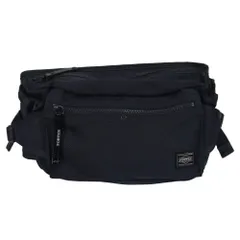 PORTER ポーター HEAT WAIST BAG ヒート ウエストバッグ ショルダー ボディバッグ ブラック系【中古】