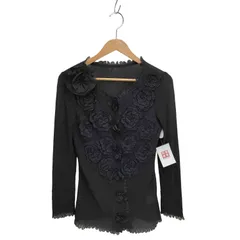 ユーズドフルギ USED古着 NOKO OHNO フリルデザイン ノーカラー  プリーツジャケット レディース  38