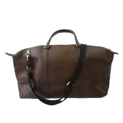 aniary アニアリ レザー ショルダー ボストン バッグ ブラウン系【極上美品】【中古】