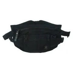 PORTER ポーター HEAT ヒｰト ボディバッグ ウエスト バッグ 日本製 ブラック系【中古】