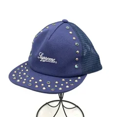 【中古品】Supreme シュプリーム × B.B.SIMON ビービーサイモン STUDDED MESH BACK 5-PANEL スタッデッド メッシュ バック ファイブパネル 帽子 キャップ 【185-260228-ya-02-izu】