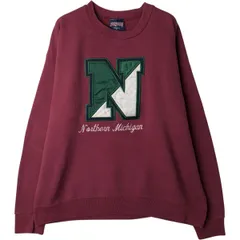 古着 80~90年代 ジャンスポーツ JANSPORT COMFORTBLEND カレッジスウェットシャツ トレーナー USA製 メンズL相当 ヴィンテージ/eaa612303