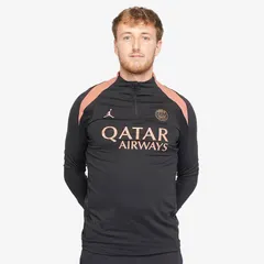 【送料無料・匿名配送】XLサイズ Nike ナイキ Jordan ジョーダン PSG パリ・サンジェルマン ドリルトップ 24/25 サード 黒 ピンク 練習着 新品 正規品 日本未発売