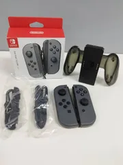【良品】Nintendo Switch Joy-Con/グレー/コントローラー/グリップセット！