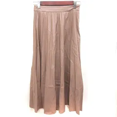 スナイデル SNIDEL スカート フレア ロング 0 茶 ブラウン /RT