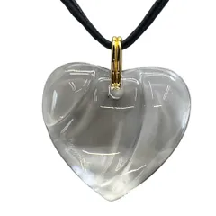 バカラ ネックレス ペンダント チョーカー アクセサリー ハート ウェーブ クリスタル クリア Baccarat 上品印象 エレガント装い コーデアクセント 華やか演出