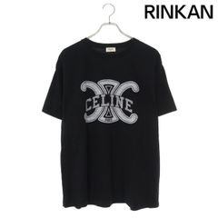極美品☆超高級モデル☆トリオンフロゴ】セリーヌ Tシャツ 半袖 入手 