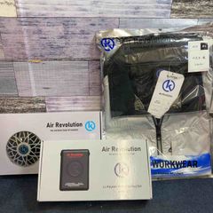 Air Revolution 空調服【 XL】ファン、 バッテリー【2個】セット 