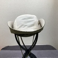 【アディダス】帽子 バケットハット　adidas　58cm　F　フリー　白　オリジナルス　バイカラー　トレフォイル ゴルフ　スポーツ ロゴ