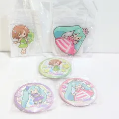 セガラッキーくじ 初音ミク ラブandベリー BIG缶バッジ アクリルスタンド 5点セット