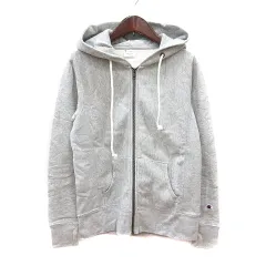 チャンピオン CHAMPION パーカー ジップアップ スウェット地 M グレー /MN