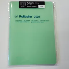 ロルバーン　2026年ノートダイアリー(2025年10月始まり)　B6サイズ　クリアグリーン