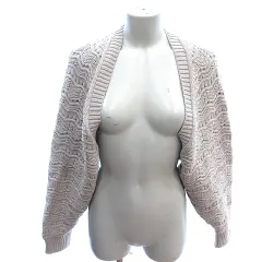 スタディオクリップ Studio Clip ニット カーディガン ボレロ 長袖 F ベージュ /AU