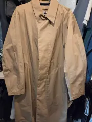 UNIQLO U ステンカラーコート M ブラウン/ベージュ (95 100)