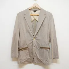 PS paul smith (S) コットン テーラードジャケット ポールスミス 日本製 ベージュ J8-39