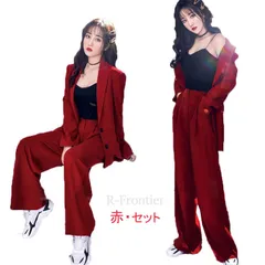 ダンス衣装 赤 スーツ 韓国 アイドル 衣装 ジャズ ダンス衣装 k-pop 衣装 レディース kpop衣装 ダンス K-POP 衣装 レディース 大人 ダンス 