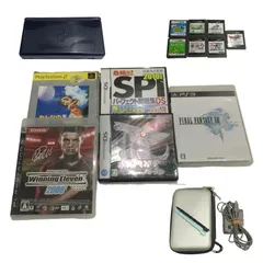 ゲーム＆ソフト13点セット Nintendo 任天堂  DS Lite USG-001 + DSソフト9点 + PS2ソフト + PS3ソフト ×2点 【中古】 22510K56413