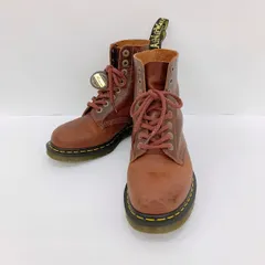 Dr.Martens ドクターマーチン 1460 PASCAL 8ホール ブーツ シューズ イングランド製 英国製 パスカル メンズ UK8 ブラウン 靴 DF18122■