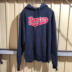 2025 Champion パーカー ネイビー M チャンピオン スウェット プリントロゴ 古着卸 アメリカ仕入