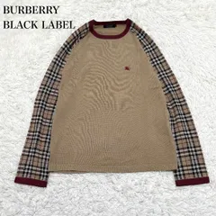 BURBERRY BLACK LABEL ノバチェック 長袖ニット 2 ベージュ