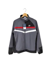 ヨネックス◆メンズ 裏地付 ウィンドウォーマーシャツ テニス バドミントン S グレー