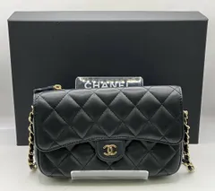 付属品付き CHANEL シャネル マトラッセ チェーンウォレット ショルダーバッグ