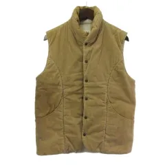 ナスングラム Nasngwam ベスト コーデュロイ M ベージュ ■GY28