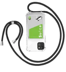 iPhone 13 mini 5.1 (2021) 専用カバー iPhone 13 透明 透明 ケース iPhone 13 縄掛け TPU カバー ストラップ付き 薄型軽量