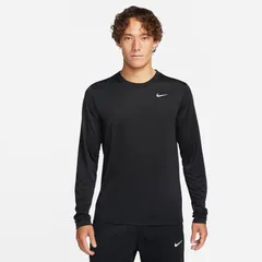 ナイキ 長袖 Tシャツ メンズ NIKE Dri-FIT トレーニング スポーツウェア 速乾   ランニング  男性 ブラック 黒 ロンT トップス サステナブル/DX0994-010