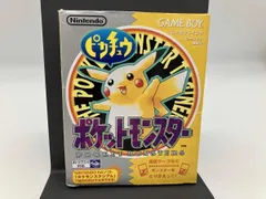 ポケットモンスタｰピカチュウ ゲームボーイ 任天堂 箱付き ゲームソフト